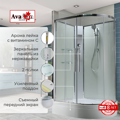 Душевая кабина AvaCan EM EM3912LNT 120х90 асимметричная без крыши ориентация левая - фото 2 Душевая кабина AvaCan EM EM3912LNT 120х90 асимметричная без крыши ориентация левая - фото 2