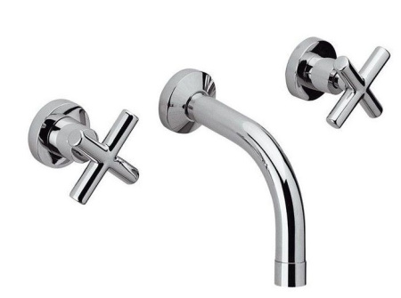 Смеситель Daniel Jax J5022-CR встраиваемый в стену хром