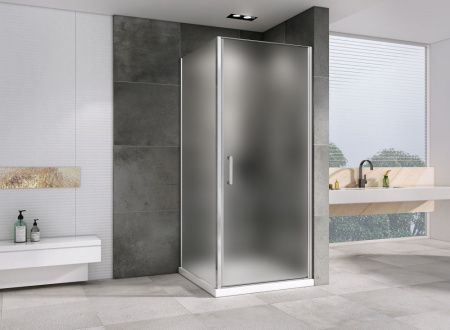 Душевой уголок Abber Sonnenstrand AG04080M-S80M 80х80 стекло матовое профиль хром без поддона