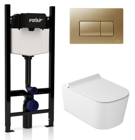 Комплект унитаз с инсталляцией Valsir KIT VSMG 5486 Slim P1