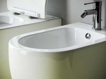 Биде напольное Ceramica Nova METROPOL CN4005 цвет белый