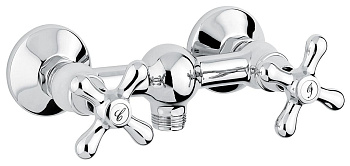 Смеситель для душа Emmevi Deco Classic 12002/CO настенный хром/золото