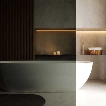 Душевая перегородка Wasserkraft Rur 30W 30W40BG-TG 120х200 стекло тонированное профиль золото