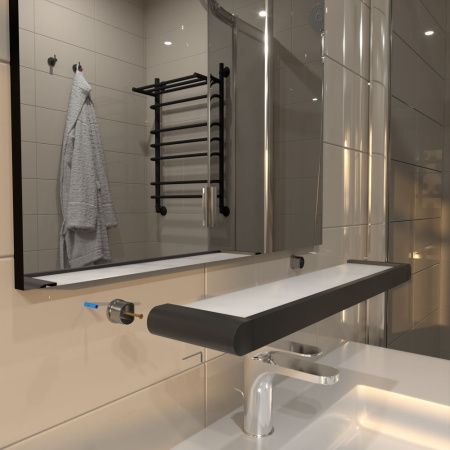 Полка в ванную комнату Altasan Лотос ЛТ70ЧМ