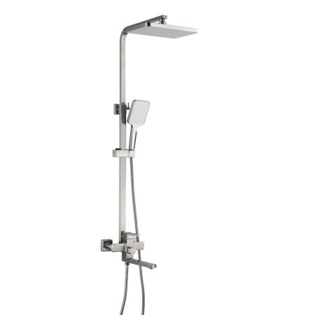 Душевая стойка Shevanik S7036L настенная цвет серый