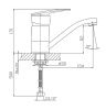 Смеситель Haiba HB06 HB4506-2 на раковину хром