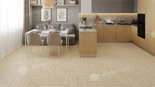 Ламинат Alpine Floor Herringbone 12 Pro New LF106-01 Дуб Лион толщина 1.2 см 34 класс 606х101 - фото 3