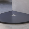Душевой поддон из искусственного камня RGW Stone Tray (Стоун Трей) 16153100-02 100х100 серый без ножек