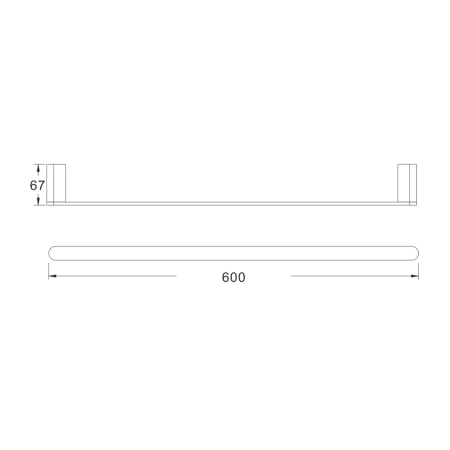 Полотенцедержатель Rose RG17H RG1717H