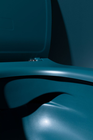 Чаша унитаза подвесная Allen Brau Fantasy 4.11004.PT цвет зеленый без сиденья безободковая каскадный смыв