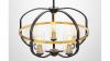 Люстра подвесная Lumina Deco Monterey (Монтереы) LDP 1141-5 BK+MD