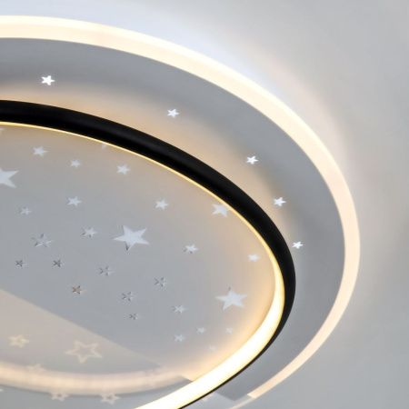 Светильник потолочный LED4U L1036-480 BK