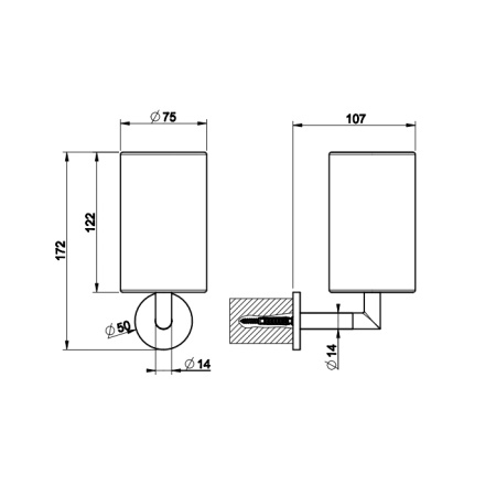 Стакан Gessi Anello 63708#031