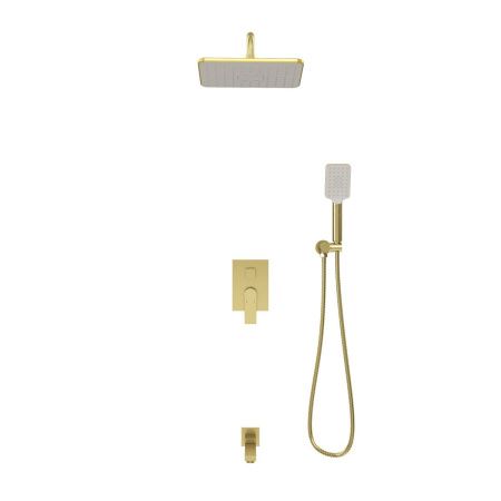 Душевая система Grossman Classic 501.K35.04.320 встраиваемая в стену цвет золото
