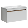 Тумба под раковину Sancos Smart SM90W 90х50 подвесная цвет белый