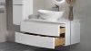 Тумба под раковину Velvex LUNA tp.LUN.100.2Y 100х50 подвесная цвет белый