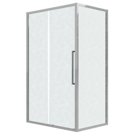 Душевая перегородка Grossman Cosmo 200.K33.02.80.10.02 80х195 стекло текстурное профиль хром