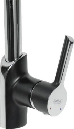 Смеситель для кухни Haiba HB805-7 HB70805-7 на мойку черный/хром