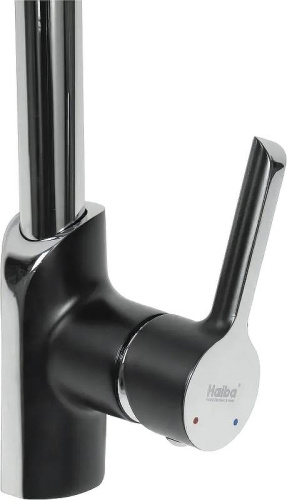 Cмеситель Haiba HB70805-7 на мойку черный/хром - фото 3