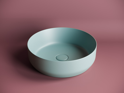 Раковина Ceramica Nova ELEMENT 39 см CN6022MLG накладная цвет зеленый матовый - фото 5