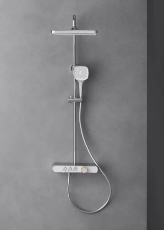 Душевая стойка Arrow AMG13SH855A настенная цвет хром с термостатом