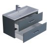 Тумба под раковину Uperwood Foster 291020523 90х50 подвесная цвет серый
