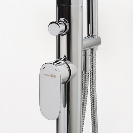 Смеситель для ванны и душа Wasserkraft Dinkel 5800 5821 напольный хром