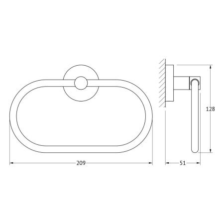 Полотенцедержатель Artwelle Harmonie HAR 022