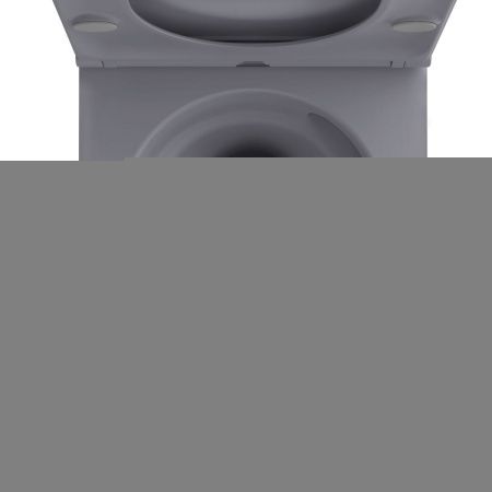 Унитаз подвесной Wellsee Croquis 182614001 серый с сиденьем микролифт безободковый смыв торнадо