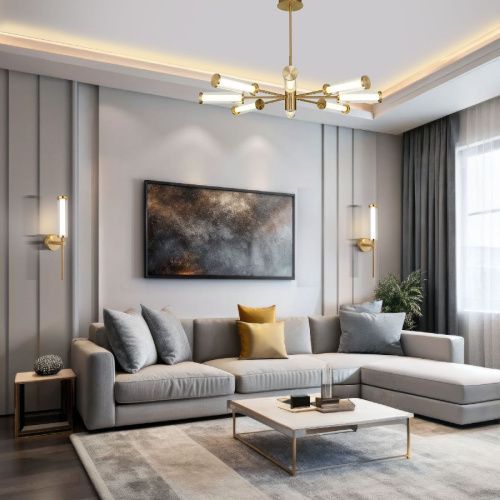 Бра Eurosvet Stark (Старк) 50387 LED латунь - фото 5