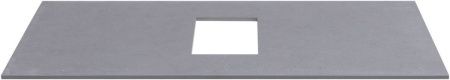 Столешница Allen Brau Priority 1.31011.DG-S 100х40 накладная цвет серый