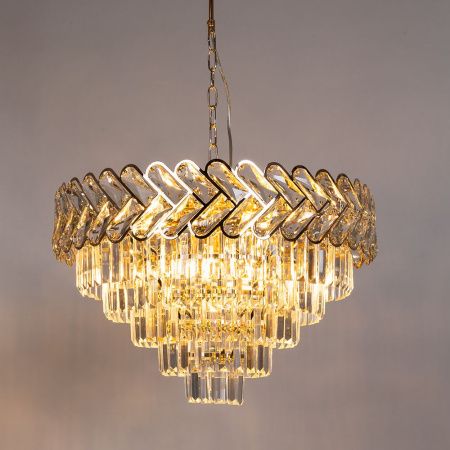 Люстра подвесная Arte Lamp Aisha (Аисха) A1025SP-10GO