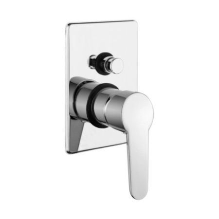 Смеситель для ванны и душа Webert Sax Evolution SE860101015 встраиваемый в стену хром