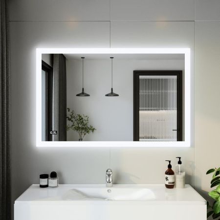 Зеркало с подсветкой Бриклаер Вега 4627125414398 130х80 подвесное