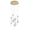 Светильник подвесной Delight Collection OD2433-5 gold/clear