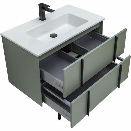 Тумба под раковину Allen Brau Reality 1.32005.CGM 80х50 подвесная цвет зеленый