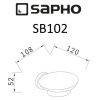 Мыльница Sapho SAMBA SB102