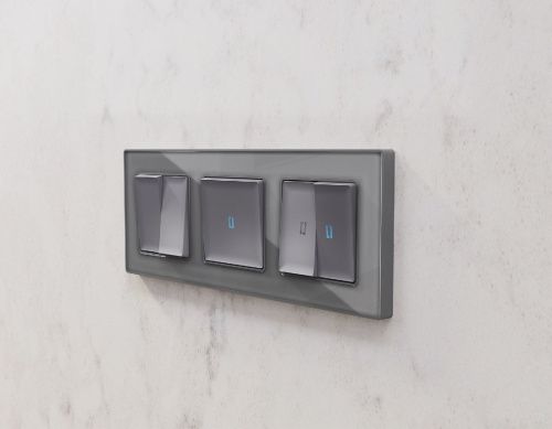 Рамка трехместная Ambrella Volt Platos (Платос) AF330503 - фото 2