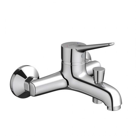 Смеситель для ванны и душа Dorff Optima D2010008 настенный хром