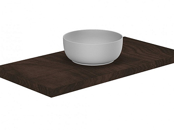 Раковина из санфаянса Scarabeo Glam 1808 33х33 накладная цвет белый без отверстий под смеситель