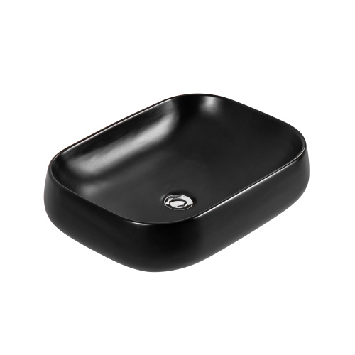 Раковина Aquatek 56 см AQ5526-MB накладная цвет черный матовый - фото 3