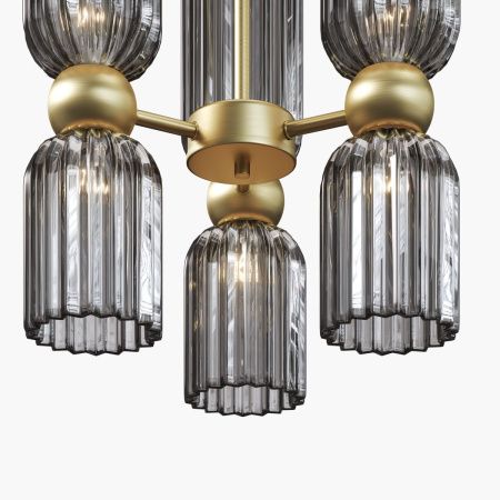 Люстра на штанге Maytoni Antic Modern MOD302PL-06GR