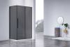 Душевой уголок Vincea Slim-N VSR-4SN8012CGB 120х80 стекло тонированное профиль черный без поддона