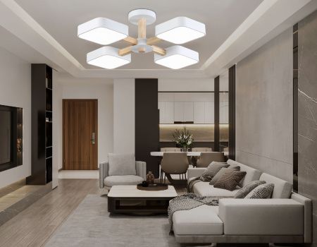 Люстра на штанге Ambrella Light LineTech (ЛинеТецх) FL4879