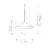 Уличный подвесной светильник Elstead Lighting Klampenborg (Клампенборг) KLAMPENBORG8