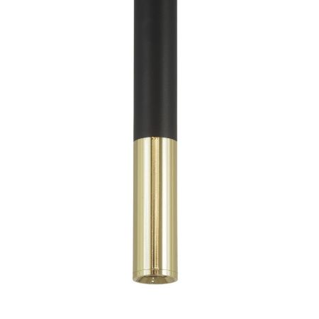 Светильник подвесной Lumina Deco Tuba (Туба) LDP 1100-500 BK+GD