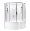Душевой бокс SSWW WU110 138х138 четверть круга с крышей ориентация универсальная