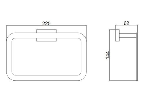 Полотенцедержатель BELZ B90304 - фото 2