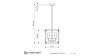 Люстра подвесная Lumina Deco Waldorf (Валдорф) LDP 1140-4 BK+MD