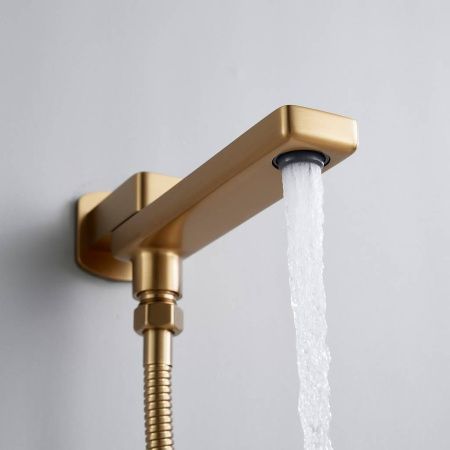 Душевая система Shevanik S9935G встраиваемая в стену цвет золото